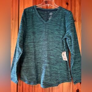 Women's Green Long Sleeve Top